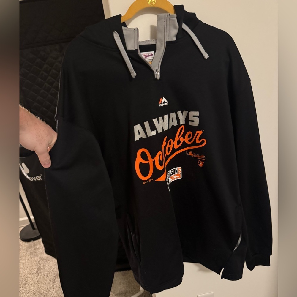 Majestic Orioles postseason hoodie